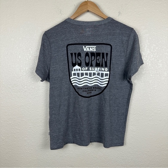 Vans US Open of Surfing Badge Short Sleeve Tee Size X-Large Women - Picture 8 of 12